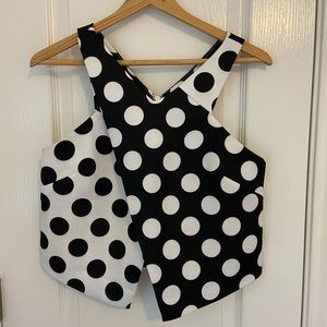 Polka dot top